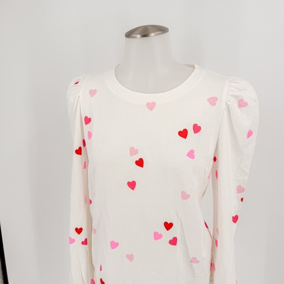 Lilly Pulitzer White Sweater with Heart Patterns - Picture 3 of 7